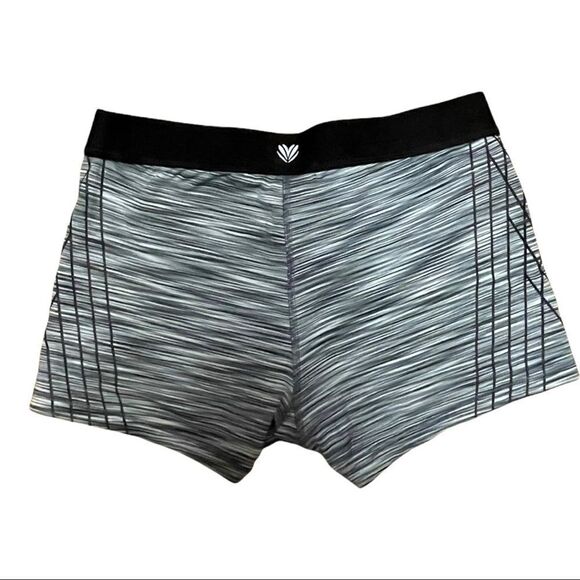 Forever 21 Striped Bike Shorts Black Medium - Picture 5 of 15